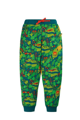 Printed Snug Joggers, Deep Spruce Camping