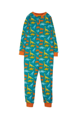 Zelah Zip Up All In One, Blue Jurassic Coast