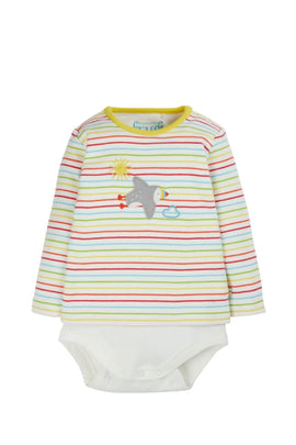 Poppet 2 in 1 Body, Multi Stripe/Puffin, 18-24 months (LAST PIECE)