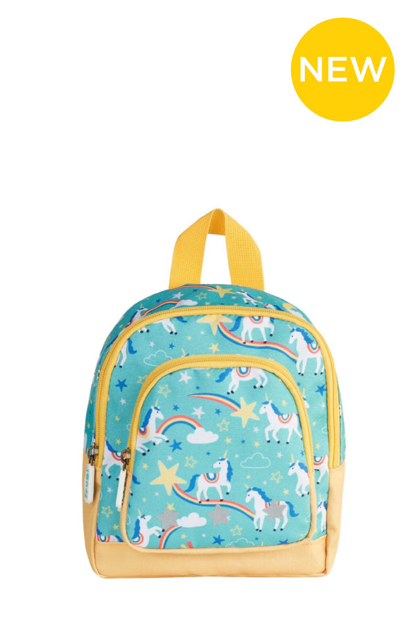 Little Adventurers Backpack, Aqua Cosmic Unicorn