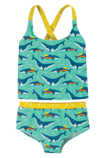Tidal Tankini, Rainbow Whales - Simple Wellness 
