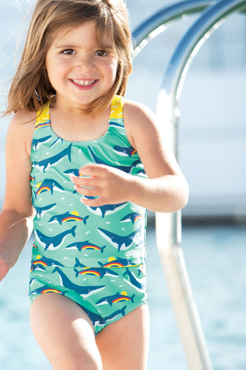 Tidal Tankini, Rainbow Whales - Simple Wellness 