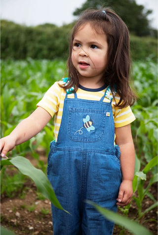 Sonny Reversible Dungaree, Camper Nice Daisy/Bee