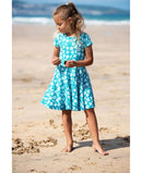 Spring Skater Dress, Camper Blue Seashells-3