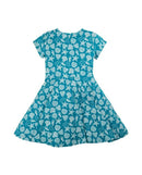 Spring Skater Dress, Camper Blue Seashells-2
