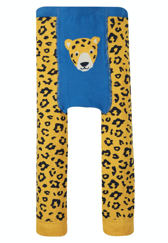Little Knitted Leggings, Leopard Spot - Simple Wellness 