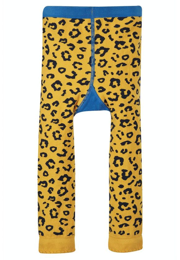 Little Knitted Leggings, Leopard Spot - Simple Wellness 