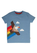 Carsen Applique T-shirt, Abisko Sky/Eagle
