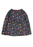 Great Gathered Top, Mountainside Floral-1