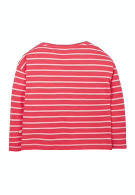 Tori Boxy Top, Watermelon Stripe/Unicorn - 0