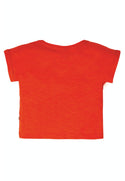 Sophia Slub T-shirt, Koi Red/Cat
