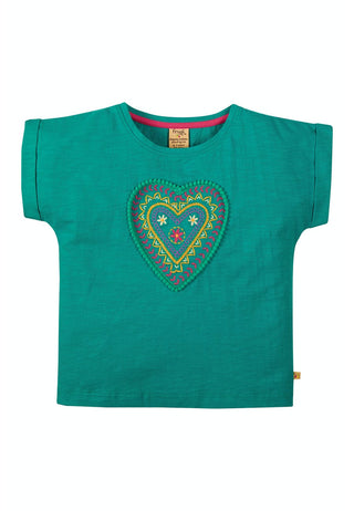 Sophia Slub T-shirt, Jewel Heart