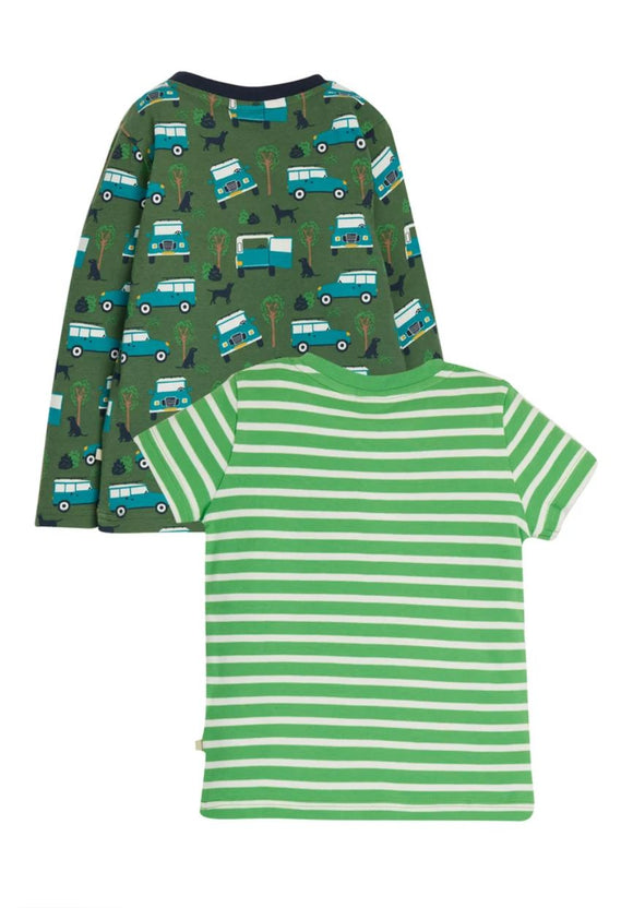 Whatever Weather 2 pack tops, Khaki Off Roading, 8-9 years (LAST PIECE)