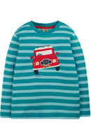 William Applique Top, Camper Blue Stripe/Vehicle-1