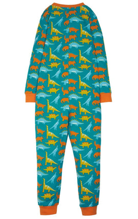 Zelah Zip Up All In One, Blue Jurassic Coast - 0