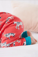 Zelah Zip Up All In One, Watermelon Zebra Play-3