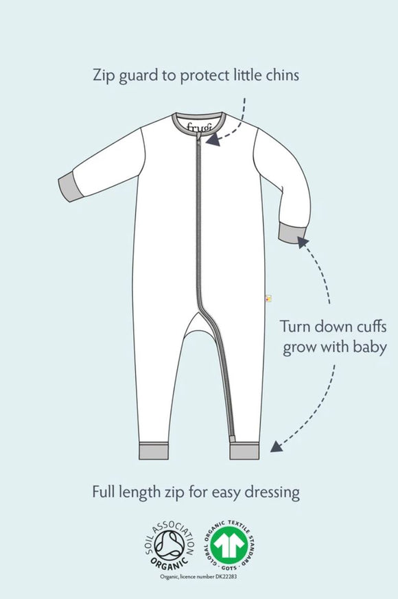 Zelah Zip Up Romper, Mussel Cosmic Unicorns