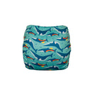 TOTSBOTS Swim Nappy - Rainbow Whales-1