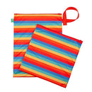 TOTSBOTS Waterproof Nappy Bag Rainbow Stripe-2
